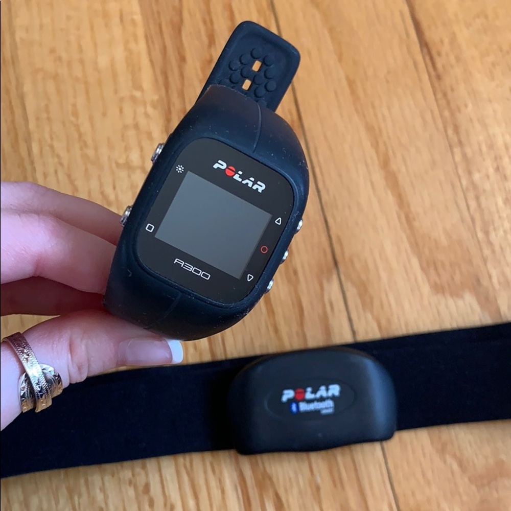 Polar A300 with heart rate monitor
